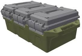 MTM AMMO CRATE 3 CAN FOR 50 CAL CAN AC3C