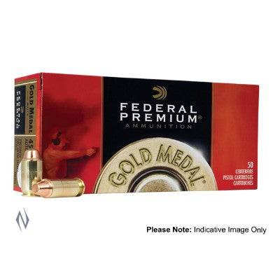 FEDERAL GOLD Medal .38SPL 148GN LEAD WAD CUTTER 50PK