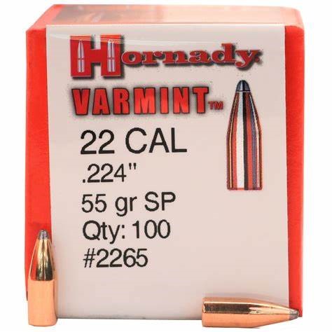 Hornady .224 55gn Sp (h2265)