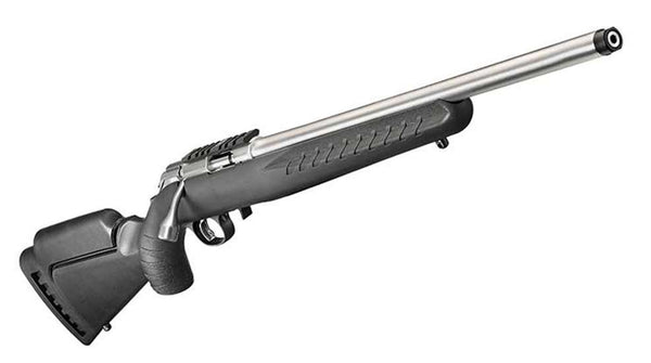 RUGER AMERICAN RIMFIRE .22WMR STAINLESS THREADED 