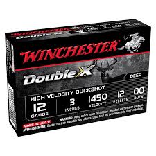 WINCHESTER 12G 3" #00 BUCK 12 PELLET 