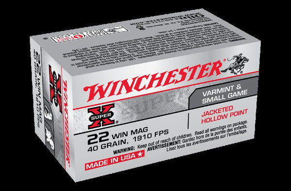 Winchester .22Wmr 40G JHP