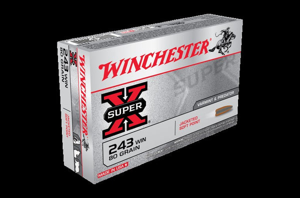 WINCHESTER .243 80G SOFT POINT