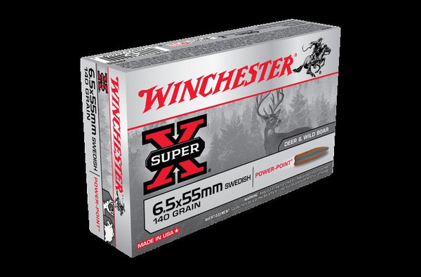 WINCHESTER 6.5X55 SUPER-X 140GN 20PK
