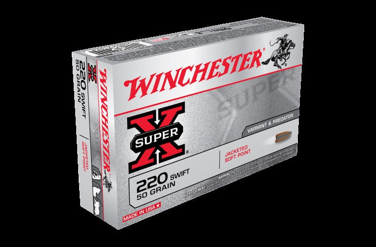 WINCHESTER .220SWIFT 50GN POWER SOFT POINT