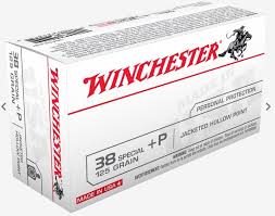 Winchester .38spl+p 125gn JHP 50PK