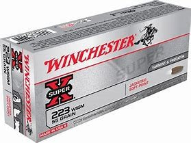 Winchester .223WSSM 55G POINTED SOFT POINT