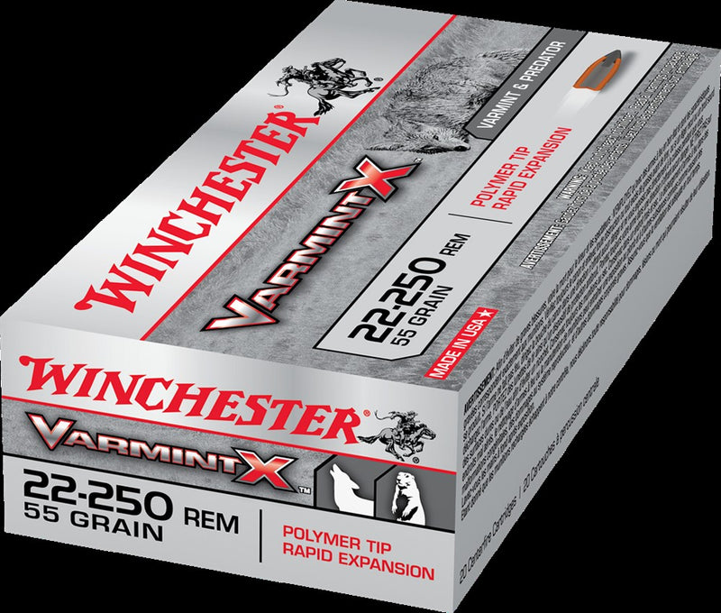 WINCHESTER .22-250 55G POLY Tip VARMINT EXPRESS