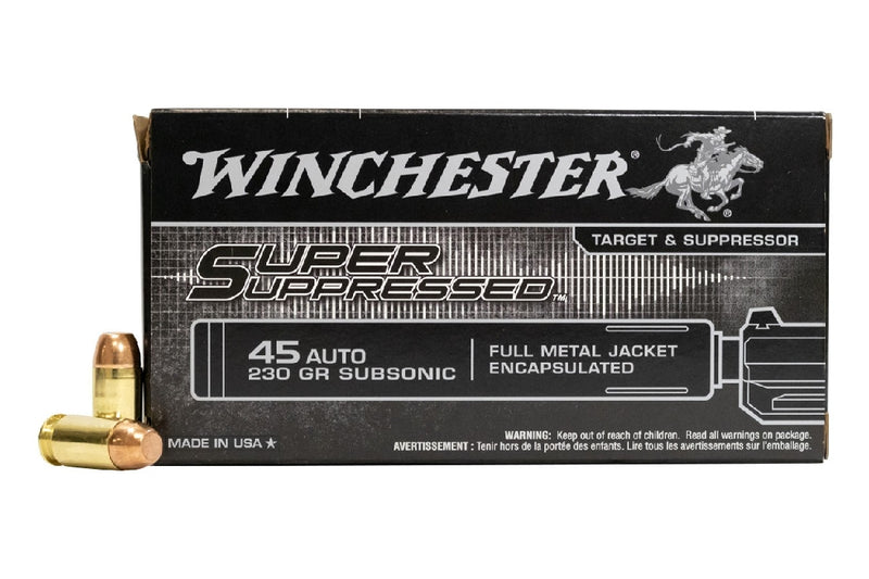 Winchester .45ACP 230Gn Subsonic