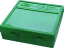 MTM P-100-45-10 100 RND HINGED TOP AMMO BOX GREEN .45