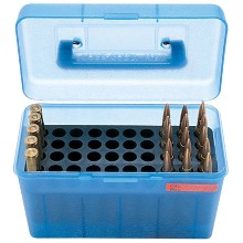 MTM H50-RL-24 50 RND HANDLED AMMO BOX BLUE .30-06