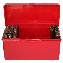 MTM RM-60-30 60 RND FLIP TOP AMMO BOX RED .243