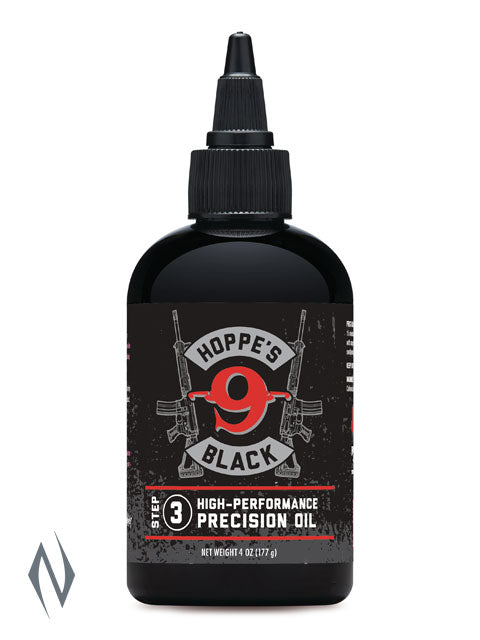 HOPPES BLACK PRECISION OIL 6OZ HPHBL4