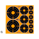 ALLEN EZ AIM SPLASH ADHESIVE BULLSEYE VARIETY TARGET 12PK