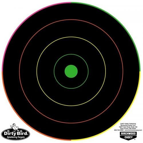 BIRCHWOOD & CASEY DIRTY BIRD 8 MULTI COLOR TARGETS