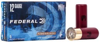 FEDERAL 12G OO/SG LOW RECOIL POWERSHOK 1140FPS