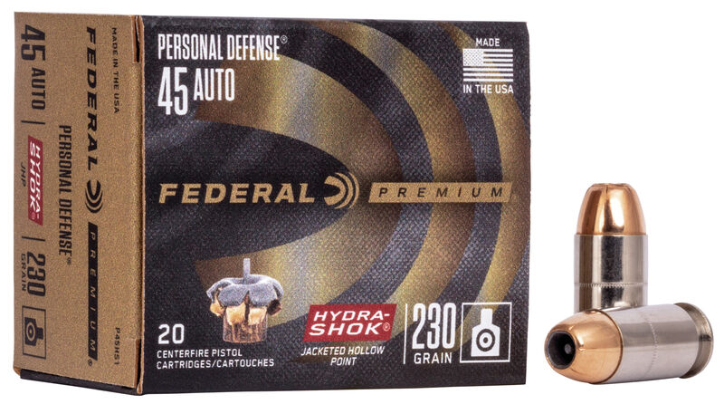 Federal Hydrashok .45Acp 230gn JHP PD