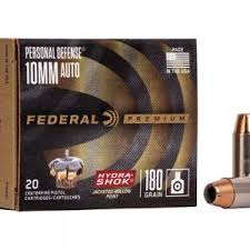 FEDERAL 10MM AUTO 180GN HYDRASHOK 20PK