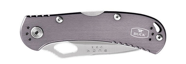 BUCK SPITFIRE GREY SERRATED CLAM PACK