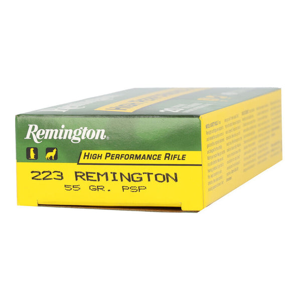 REMINGTON CORE-LOKT .223 55GN POINTED SOFT POINT AMMO 20PK R223R1