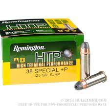 Remington HTP .38spl 125gn SJHP 20pk