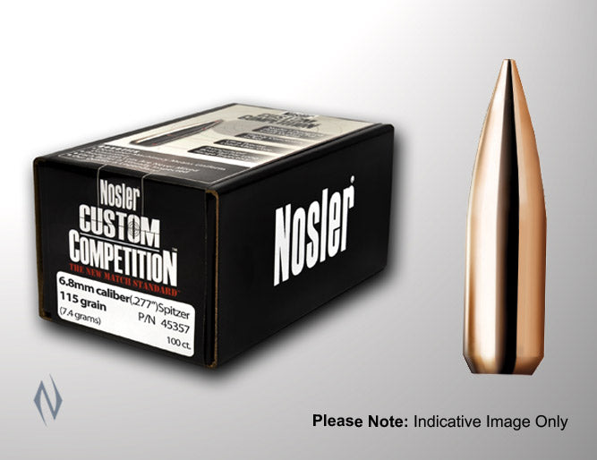 NOSLER 224 69GR HPBT CUSTOM COMP 100PK NCC2269