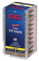 CCI 17HMR 17GR HP TNT 2550FPS C53
