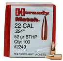 HORNADY .224 52GR BTHP MATCH