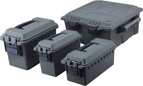 RIDGETEK 4PC AMMO BOX & LRG CRATE OD GREEN