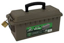 RIDGETEK SHOTGUN SHELL BOX DARK EARTH INC PADLOCK