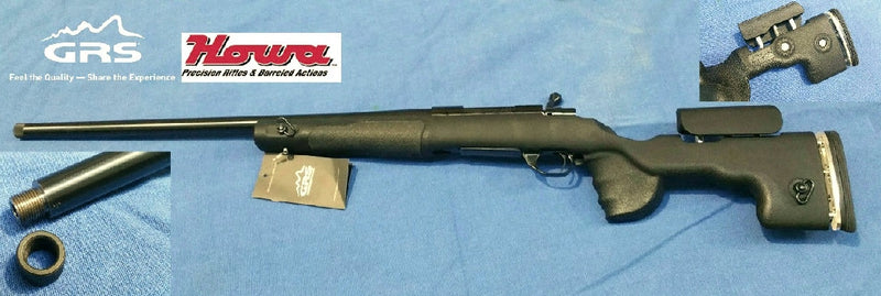 HOWA 1500 .308 BARRELLED ACTION VARMINT BLUED 20" GRS BERSERK PACKAGE