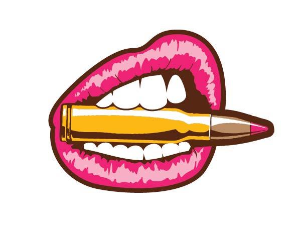 Lips Sticker - Patriot Patch