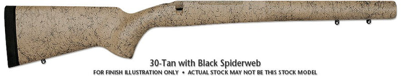 BELL & CARLSON HOWA 1500 WEATHERBY VGD M40 STYLE TAN BLACK WEB