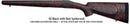 BELL & CARLSON HOWA 1500 WEATHERBY VGD VARMINT TACTICAL WITH FLUTES BLACK WITH RED SPIDERWEB