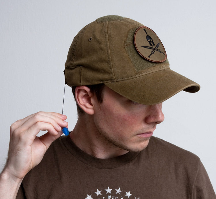 Mil Spec Monkey -Shooters Hat Deluxe ing Ear Plugs