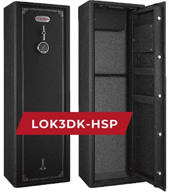 LOKAWAY LOK3KDK-HSP HIGH SECURITY PINNED DIGITAL 1500x500x340 12 GUN APPROX 75Kg CAT A/B