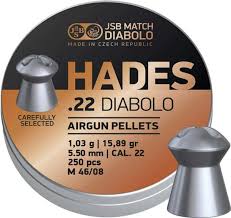 JSB .22 Hades Diablo 15.89gr 250pk