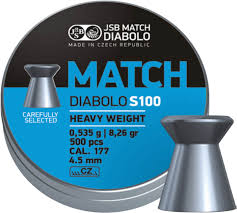 JSB .177 MAtch Diablo S100 8.26gr 500pce