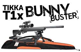 TIKKA T1X 22LR BUNNY BUSTER PACKAGE, RIFLE,SCOPE BAG & TORCH