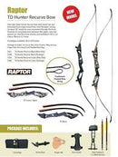 RAPTOR/SANLIDA TD HUNTER RECURVE BOW KIT