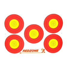 REDZONE 50CM CARDBOARD TARGET FACE 5-SPOT