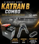 AIRMARKS KATRAN PCP AIR RIFLE .22CAL FIXED STOCK  16RND MAG 