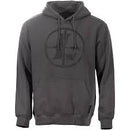 LEUPOLD DISTRESSED RETICLE HOODIE GUNMETAL MEDIUM 