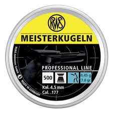 RWS .177 meisterkuglen .53g 4.5head