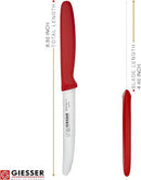 GIESSER KNIFE ROUND NOSE 31CM RED