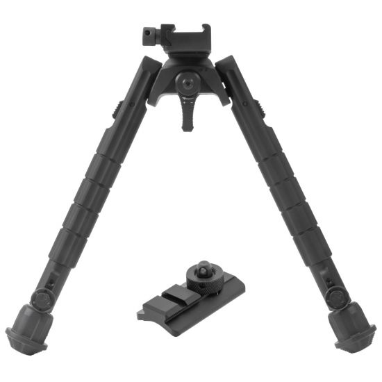 UTG LEAPERS RECON 360 BIPOD 7-9" PICATINNY RAIL WITH SWIVEL ADAPTOR