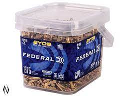 FEDERAL .22LR 36GR HP 1375 RND BUCKET CHAMPION