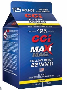 CCI 22WMR MAXI MAG 40GN 125 POUR PACK