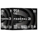 FEDERAL 22LR 36GR LEAD HP BLACK PACK 1100PK 1260FPS