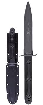 KA-BAR EK Commando MODEL 4 GLASS NYLON HANDLE DOUBLE EDGE 